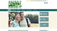 Desktop Screenshot of anamosadental.net